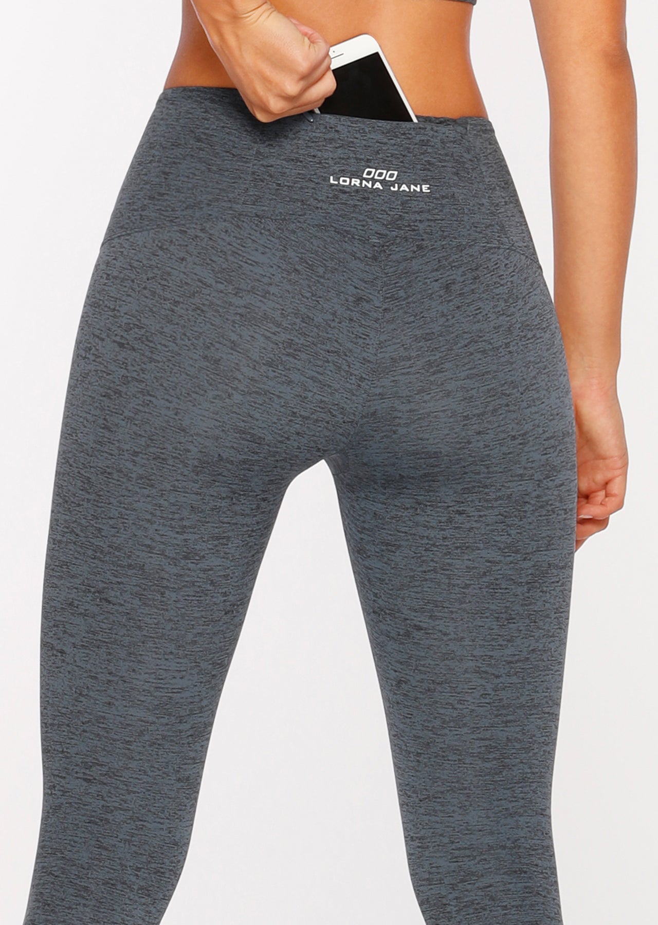 Lorna Jane Venice Beach F/L Tight - Scuba Blue Marl
