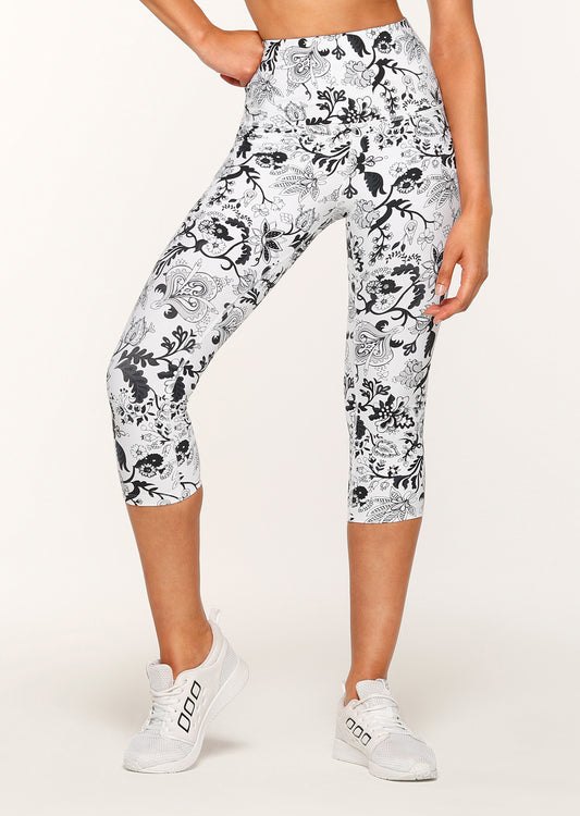 Lorna Jane Vintage Boheme Core 7/8 Tight - Vintage Boheme Print