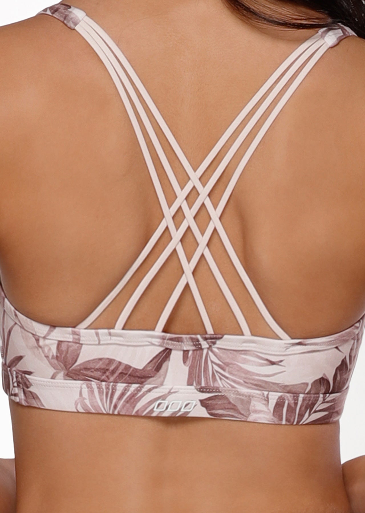 Lorna Jane Vintage Palm Sports Bra - Vintage Palm Print