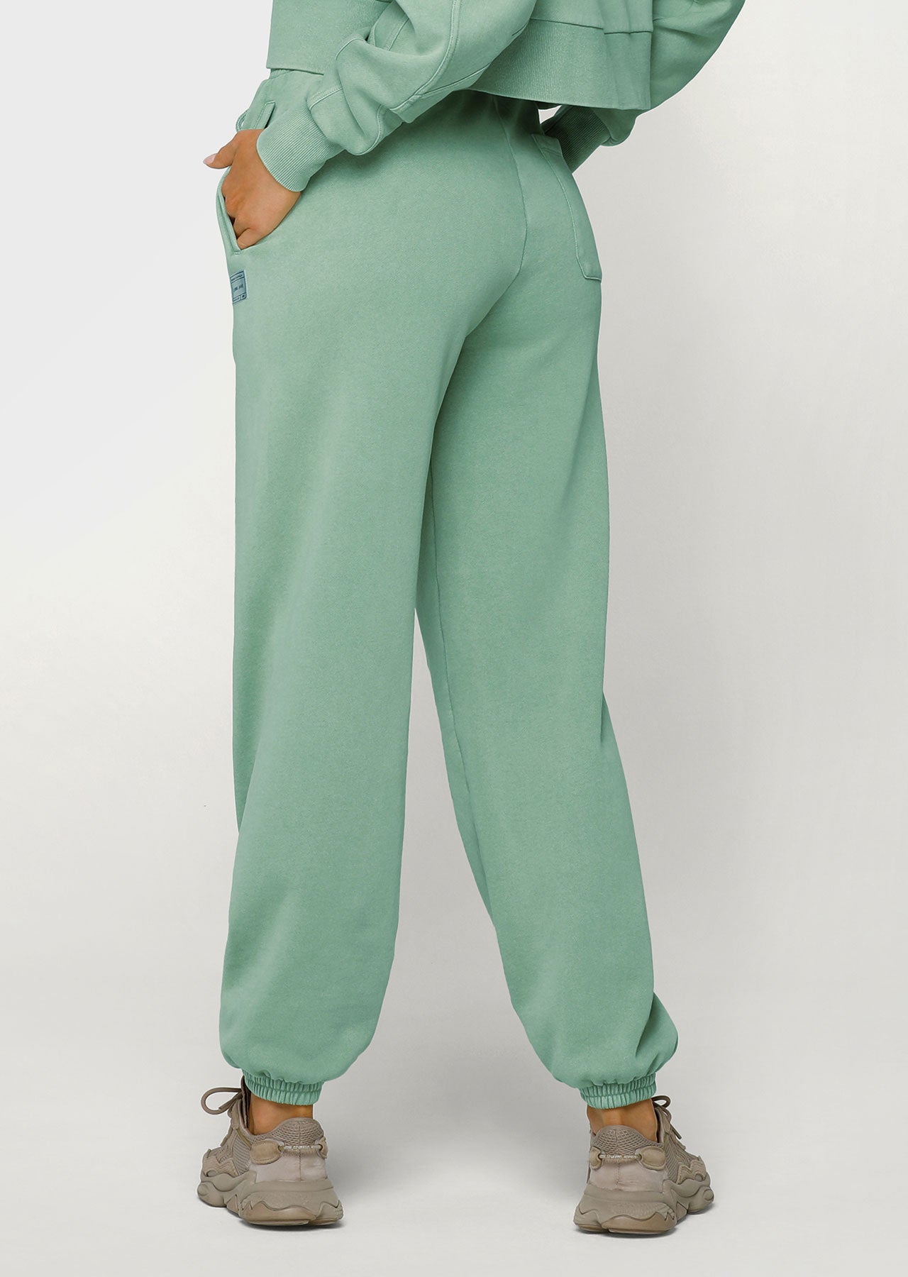 Lorna Jane Vintage Wash Track Pants - Washed Wild Mint