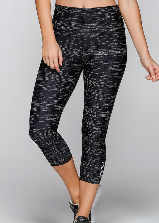 Lorna Jane Virtually Invisible 7/8 Tight - Black Marl