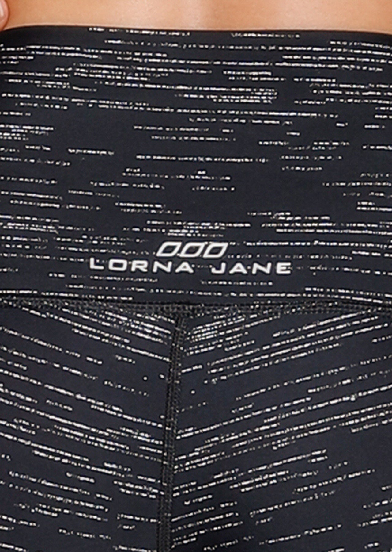 Lorna Jane Virtually Invisible 7/8 Tight - Black Marl