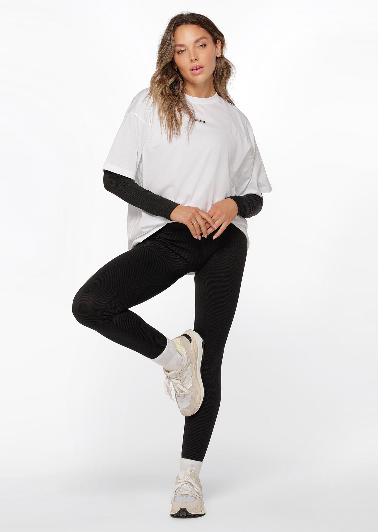 Lorna Jane Voltage Boyfriend Tee - White