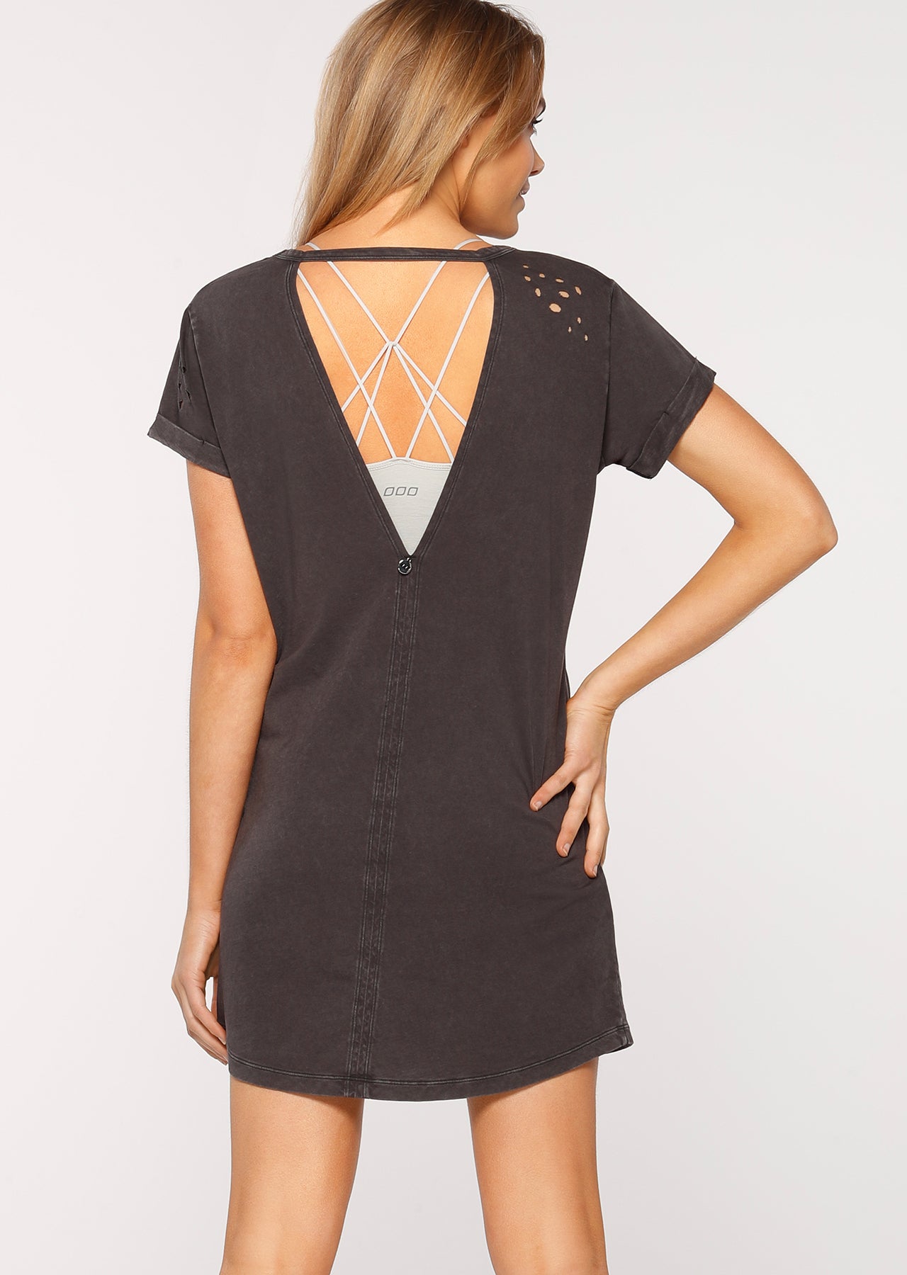 Lorna Jane Wild Vintage T-Shirt Dress - Black