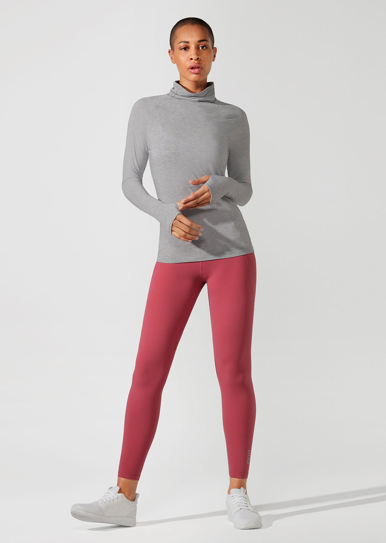 Lorna Jane Workout Active Long Sleeve Top - Nu Grey Marl