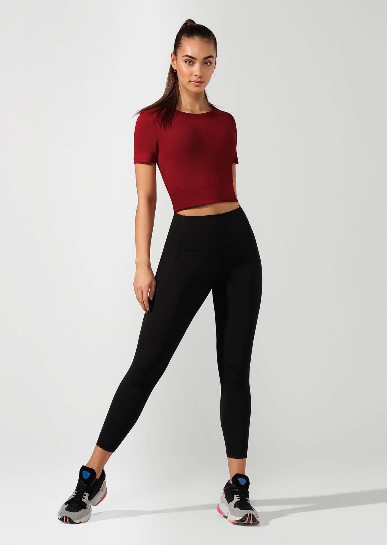 Lorna Jane Workout Bare Minimum Active Tee - Cherry