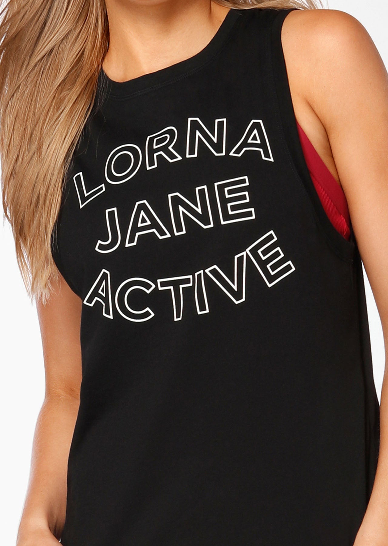 Lorna Jane Workout Or Weekend Tank - Black