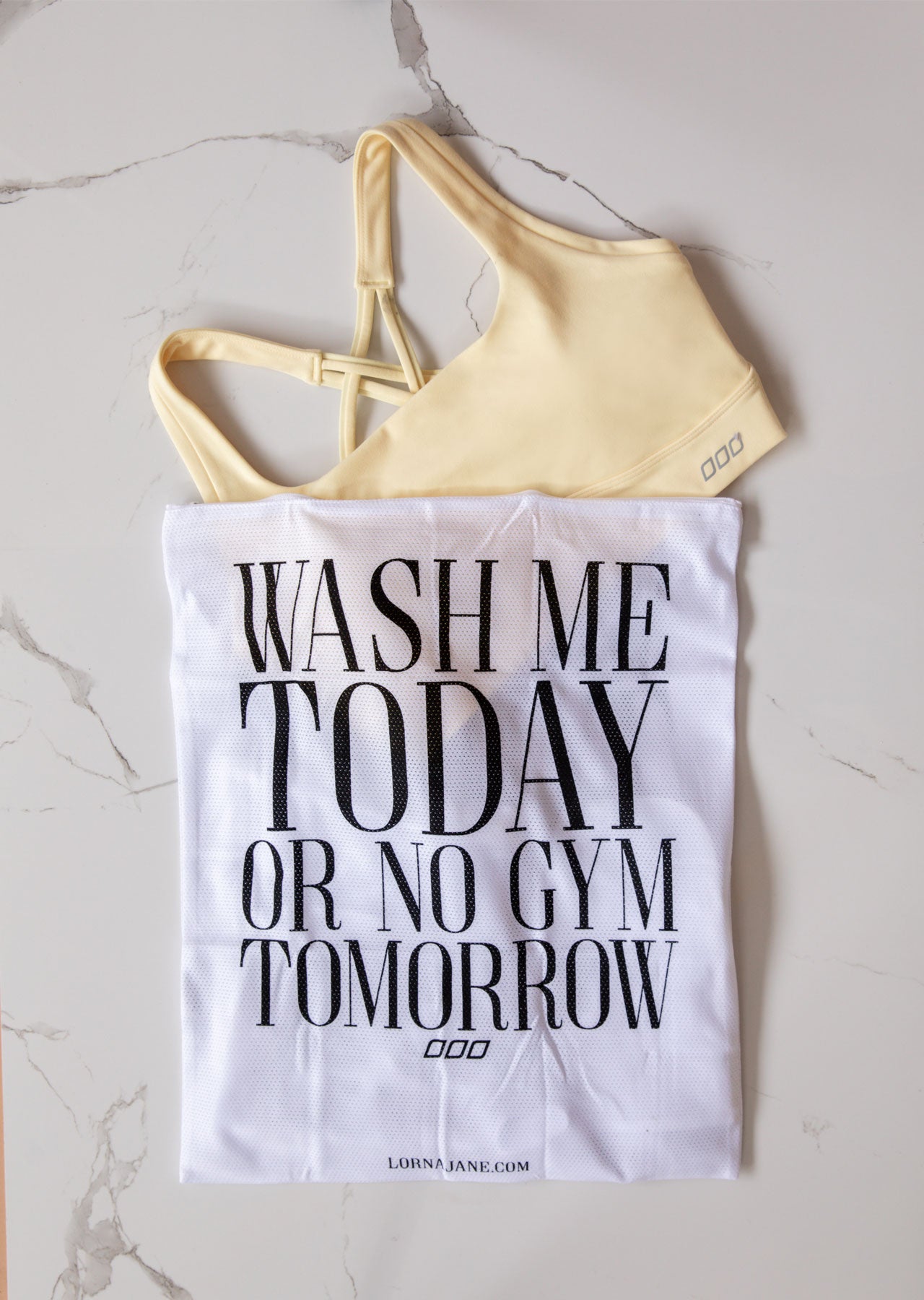 Lorna Jane Workout Wash Bag - White