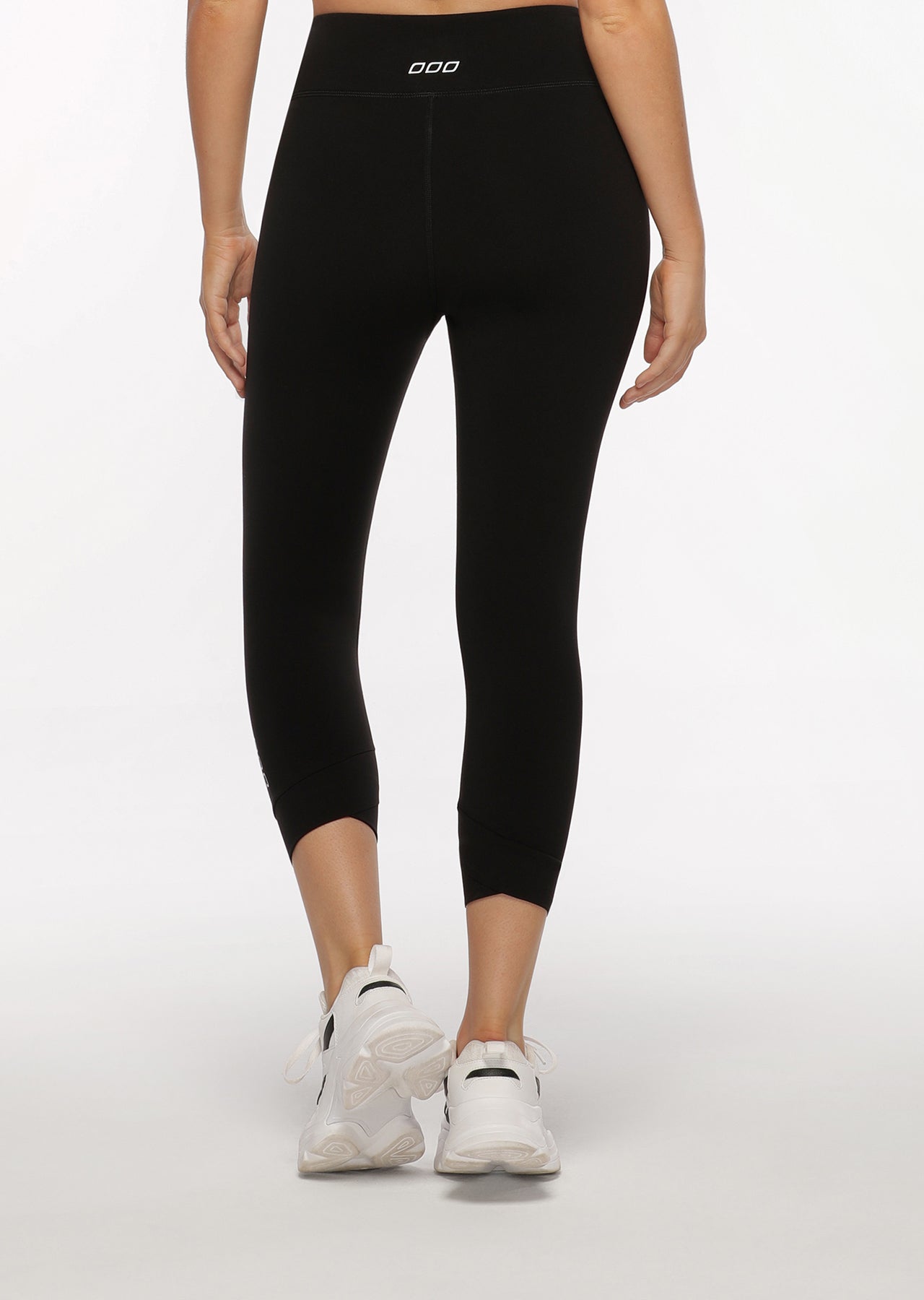 Lorna Jane Wrap Around 7/8 Leggings - Black